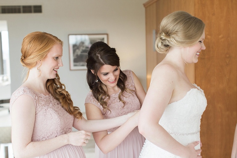 Ottawa Westin Spring Wedding - Bride getting ready