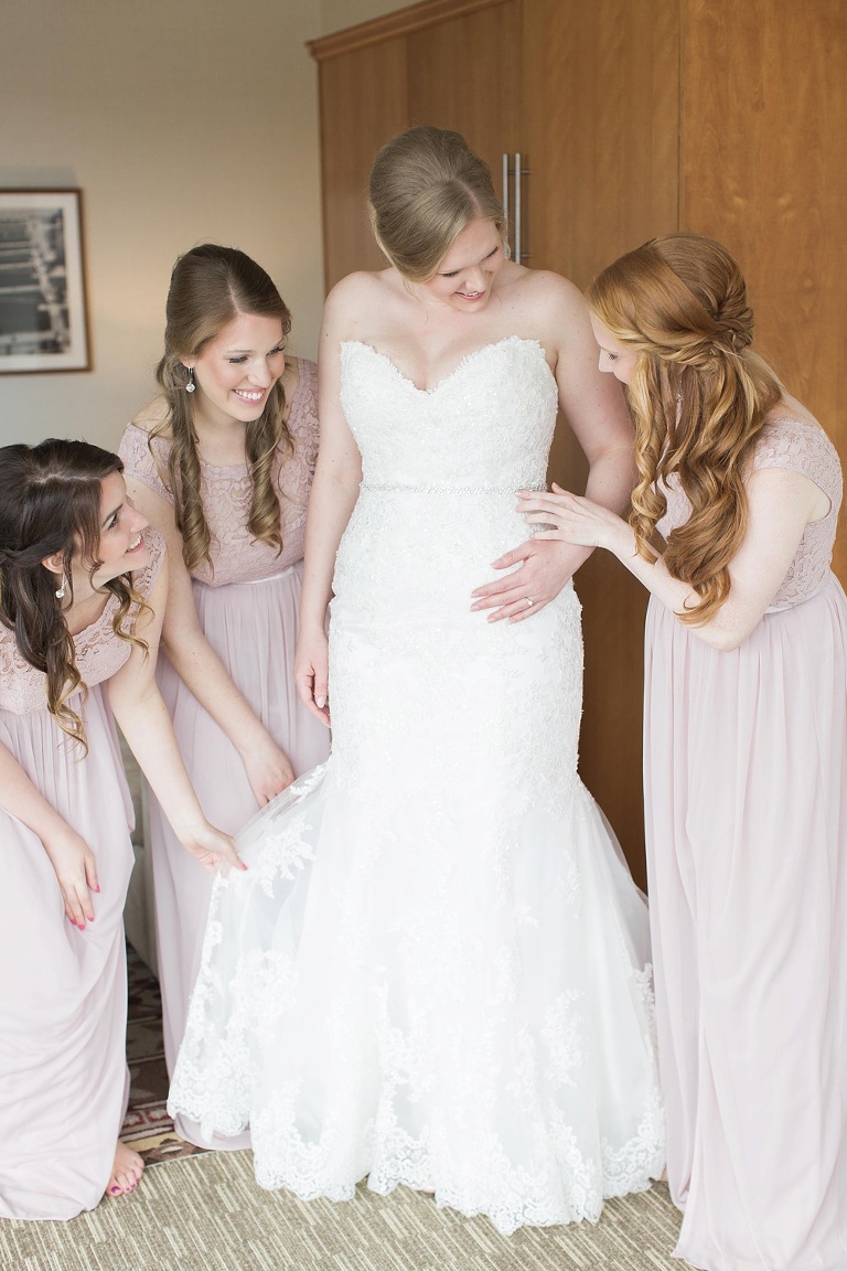 Ottawa Westin Spring Wedding - Bride getting ready