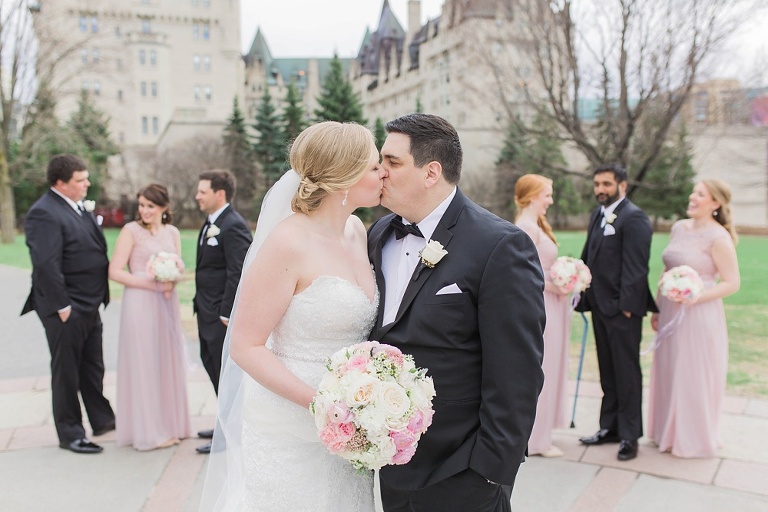 Ottawa Westin Spring Wedding - Wedding Party in Majors Hill Park