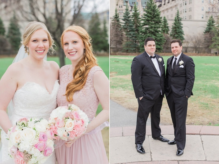 Ottawa Westin Spring Wedding - Wedding Party in Majors Hill Park