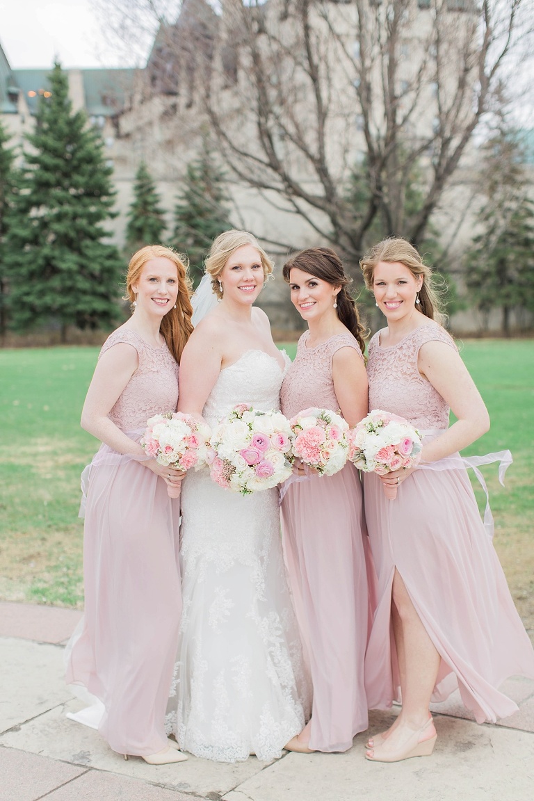 Ottawa Westin Spring Wedding - Wedding Party in Majors Hill Park