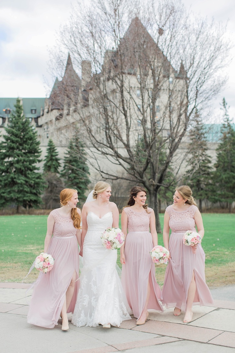 Ottawa Westin Spring Wedding - Wedding Party in Majors Hill Park