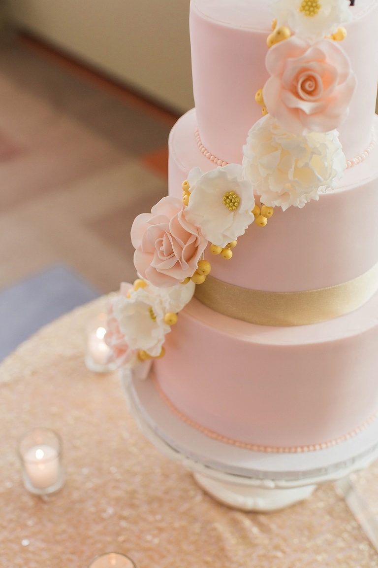 Ottawa Westin Spring Wedding - Blush and Gold Wedding reception