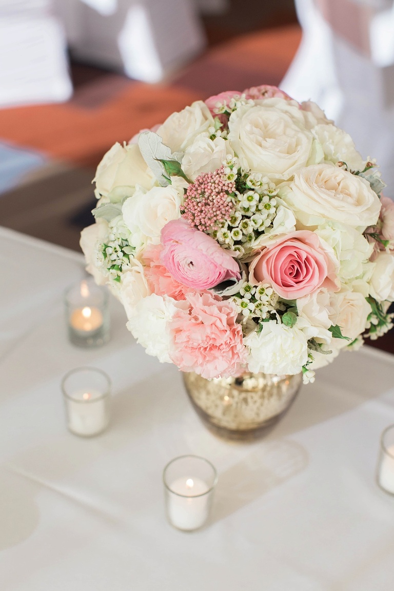 Ottawa Westin Spring Wedding - Blush and Gold Wedding reception