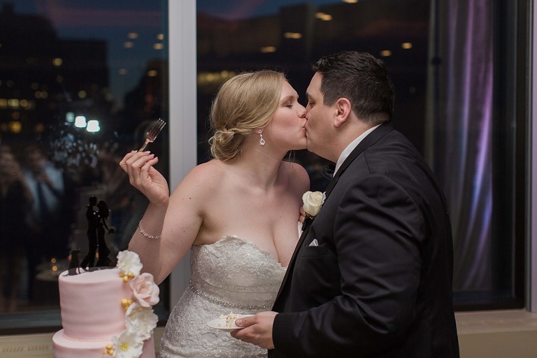 Ottawa Westin Spring Wedding - Blush and Gold Wedding reception