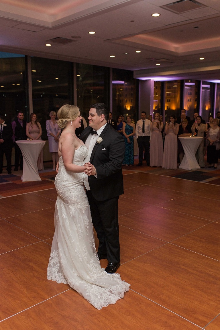 Ottawa Westin Spring Wedding - Blush and Gold Wedding reception