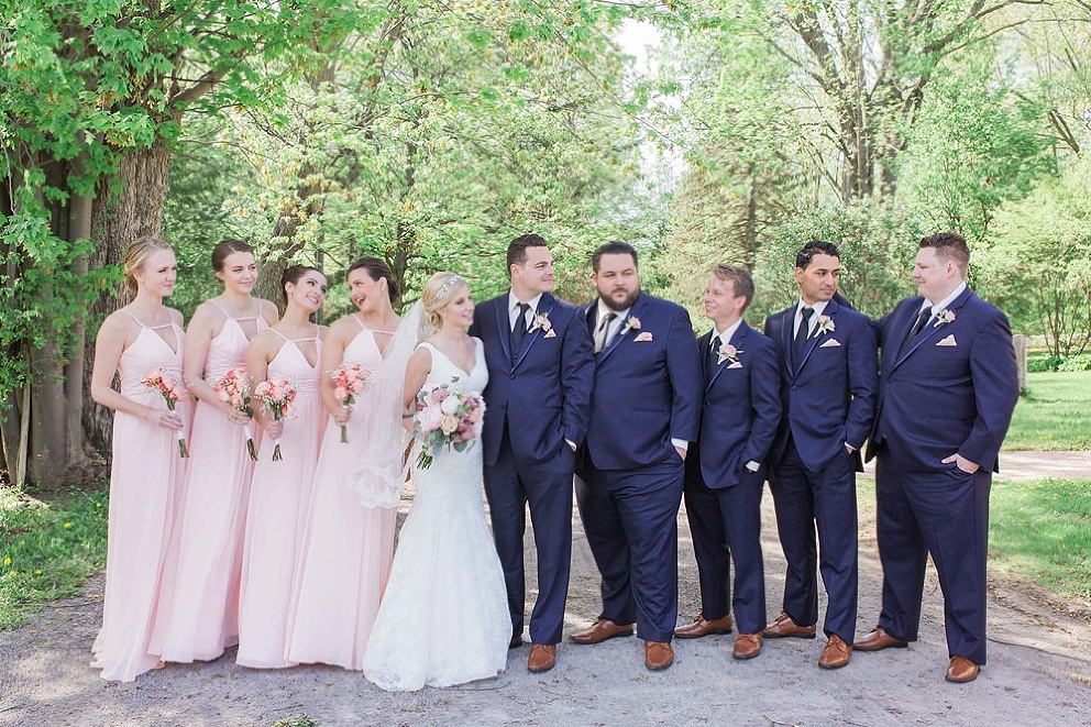 Blush and Navy Strathmere Spring Wedding // Amy + Matt » Brittany Lee ...