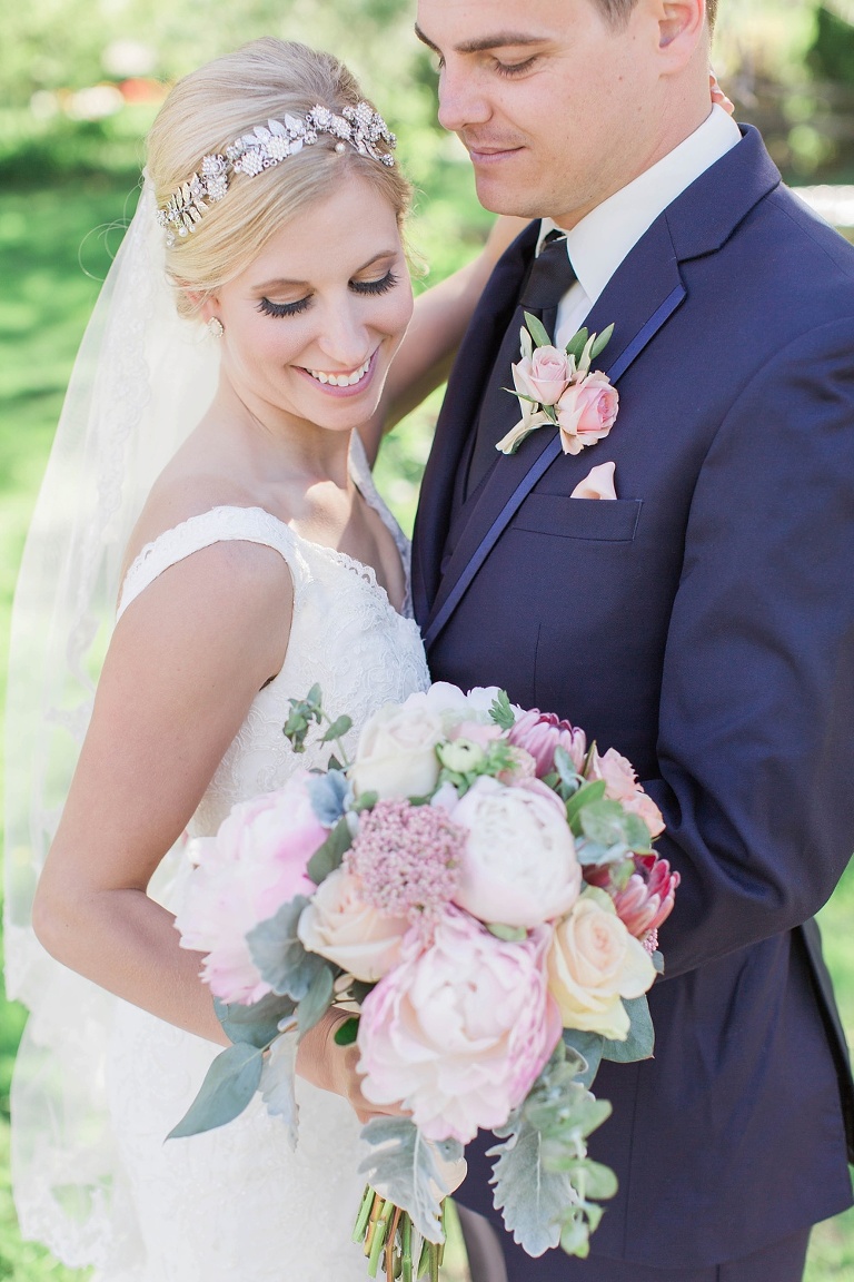 Blush and Navy Strathmere Spring Wedding - Brittany Lee Photography