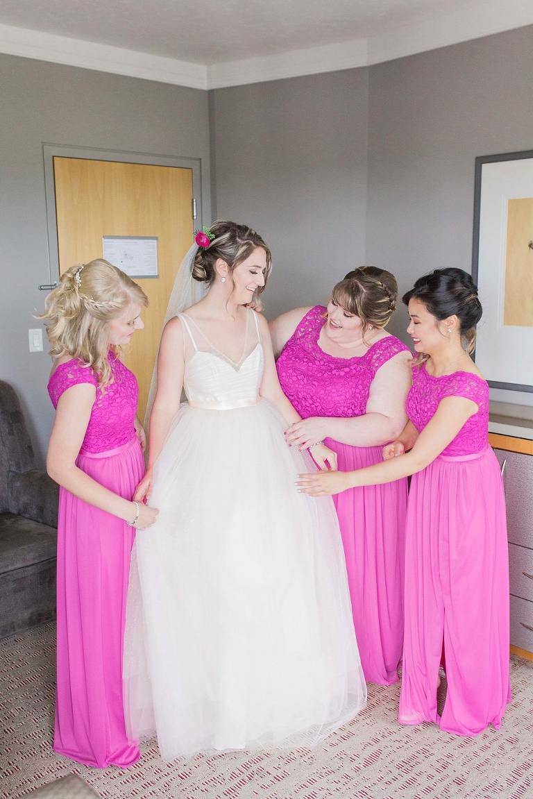 NeXT Restaurant Ottawa Wedding - Bride getting ready at Brookstreet Hotel