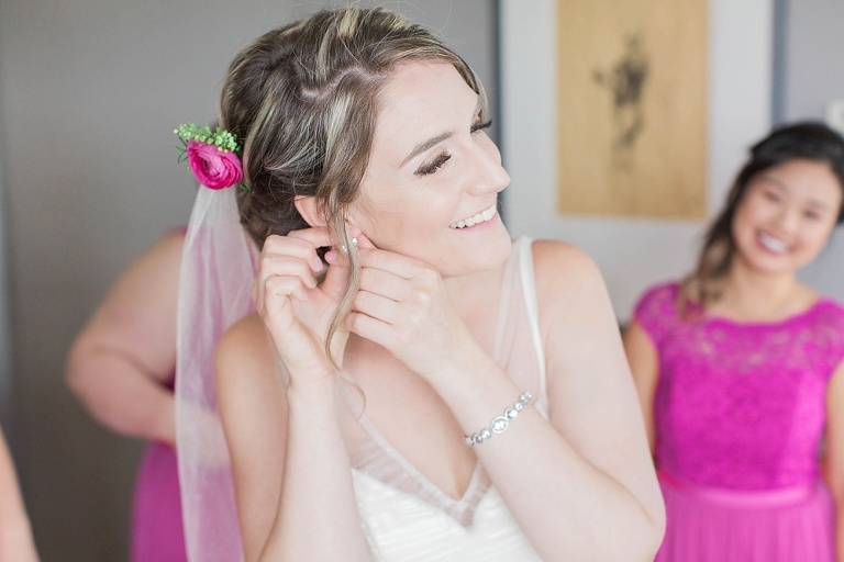 NeXT Restaurant Ottawa Wedding - Bride getting ready at Brookstreet Hotel