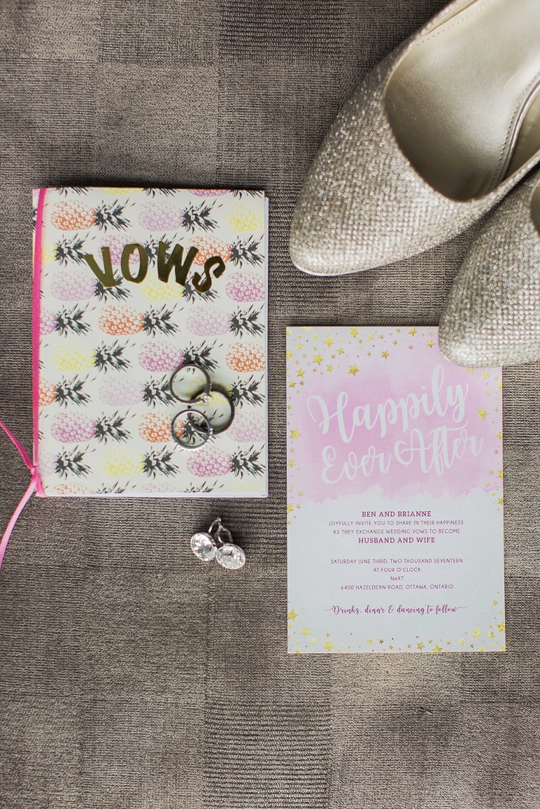 NeXT Restaurant Ottawa Wedding - Bride getting ready at Brookstreet Hotel