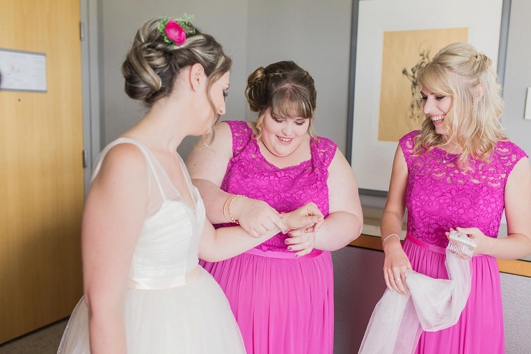 NeXT Restaurant Ottawa Wedding - Bride getting ready at Brookstreet Hotel