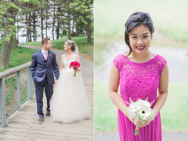 NeXT Restaurant Ottawa Wedding - Bride and Groom first look at Andrew Hayden Park