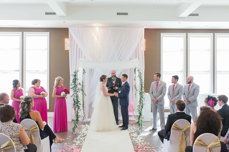 NeXT Restaurant Ottawa Wedding - Ceremony inside NeXT Restaurant