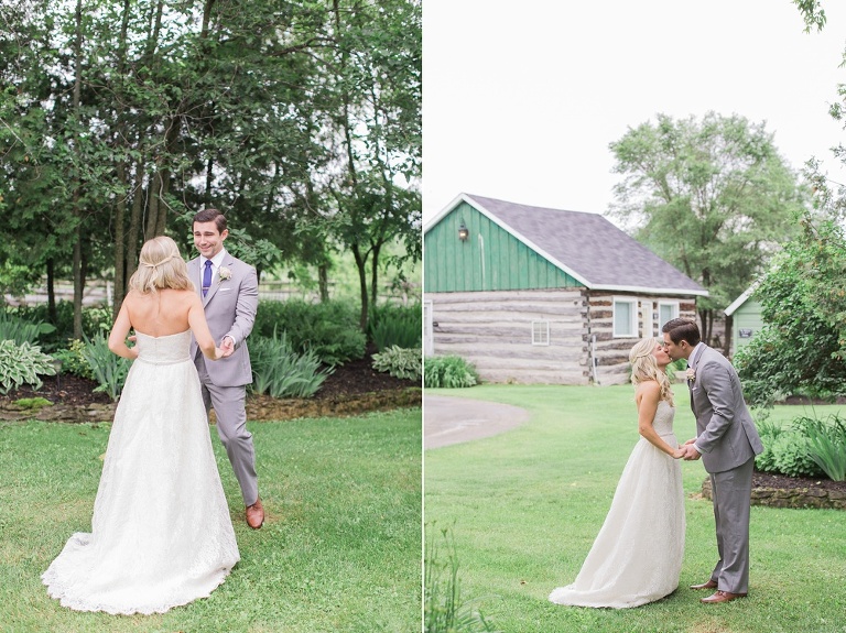 Stonefields Heritage Farm Wedding - bride and groom photos around farmhouse and barn