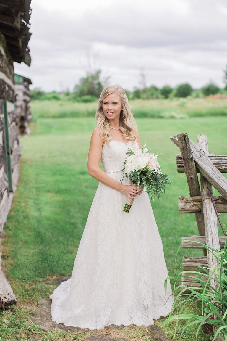 Stonefields Heritage Farm Wedding - bride and groom photos around farmhouse and barn