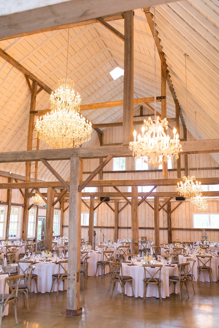 Stonefields Heritage Farm Wedding - reception photos inside old rustic barn