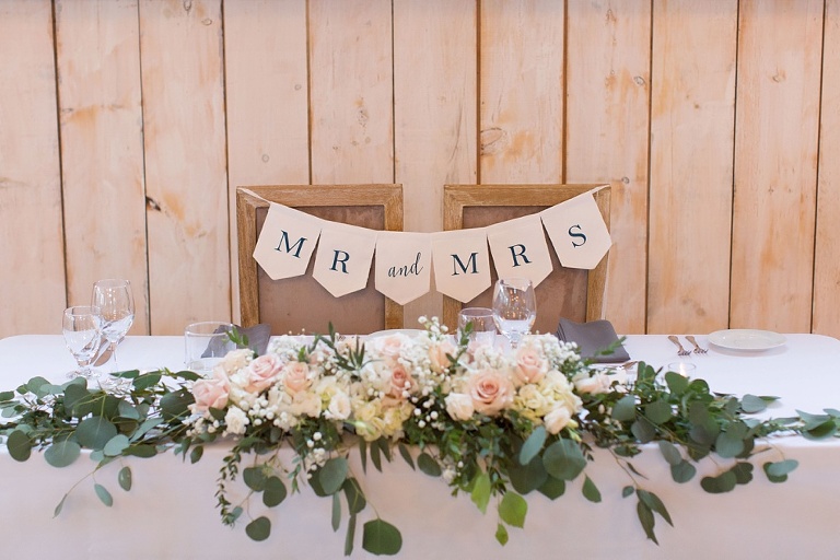 Stonefields Heritage Farm Wedding - reception photos inside old rustic barn