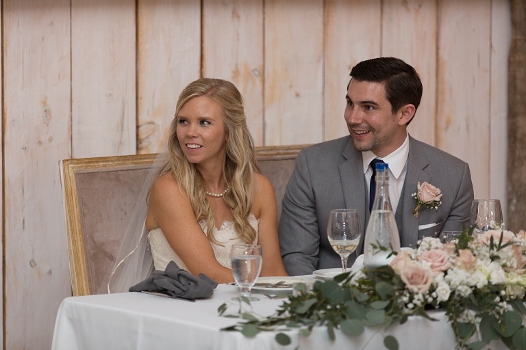 Stonefields Heritage Farm Wedding - reception photos inside old rustic barn