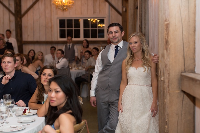 Stonefields Heritage Farm Wedding - reception photos inside old rustic barn