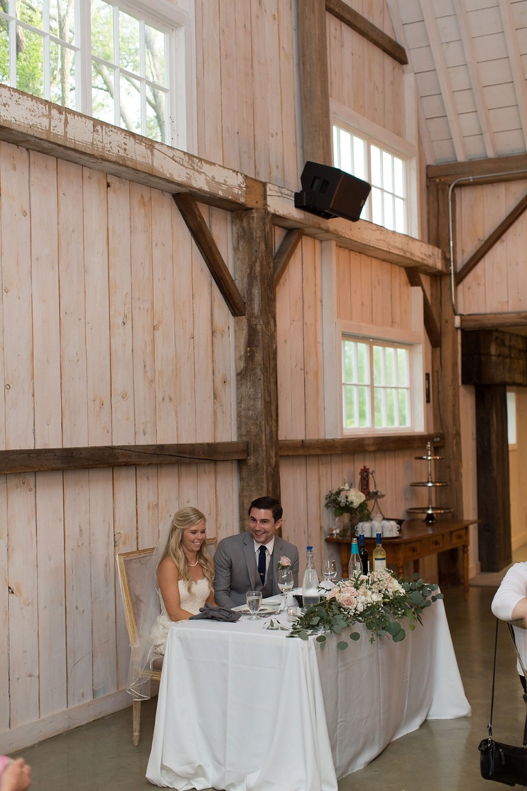 Stonefields Heritage Farm Wedding - reception photos inside old rustic barn