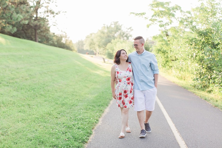 Ottawa Arboretum Engagement Photos along the Ottawa river