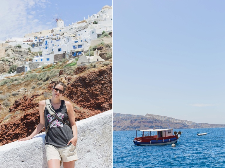 Travel tips and ideas for four day vacation in Santorini Greece