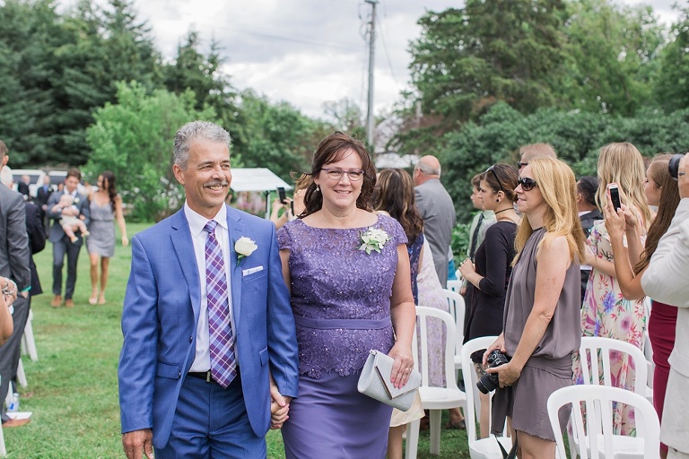 Almonte Herb Garden Summer Wedding - Outdoor wedding ceremony photos