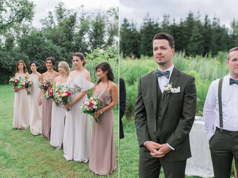 Almonte Herb Garden Summer Wedding - Outdoor wedding ceremony photos