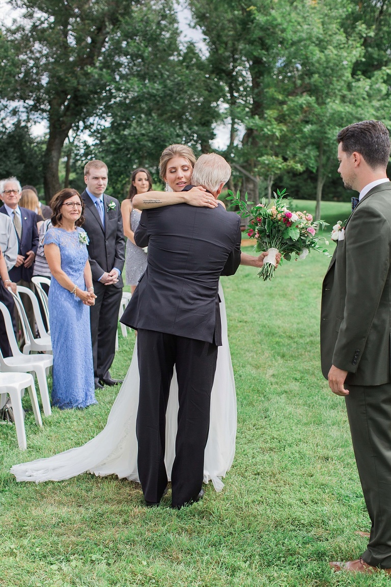 Almonte Herb Garden Summer Wedding - Outdoor wedding ceremony photos