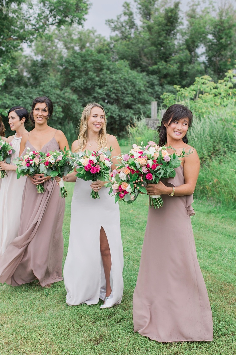 Almonte Herb Garden Summer Wedding - Outdoor wedding ceremony photos