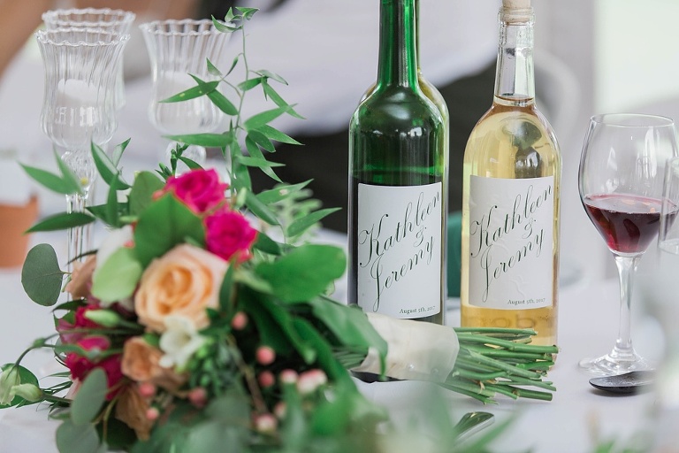 Almonte Herb Garden Summer Wedding - White tent reception with string lights