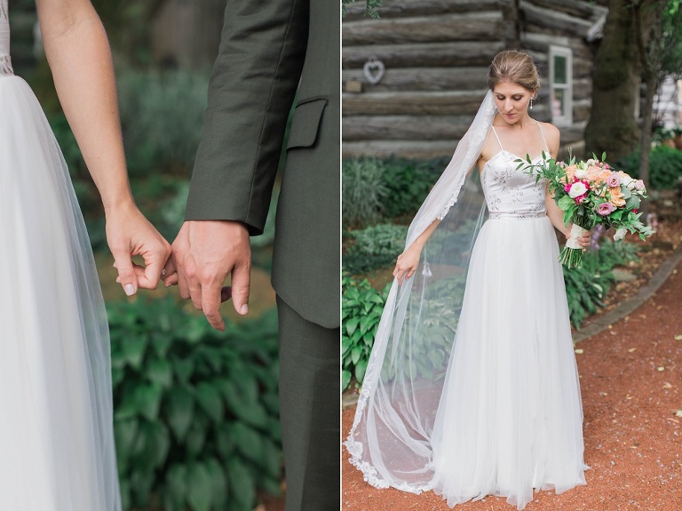 Almonte Herb Garden Summer Wedding - Rustic bride and groom wedding photos