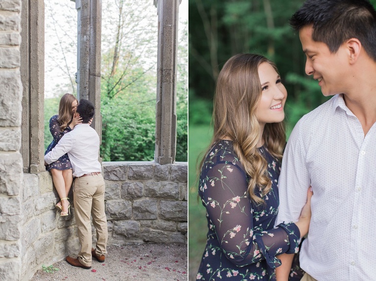 MacKenzie King Park - Abbey Ruins engagement photos