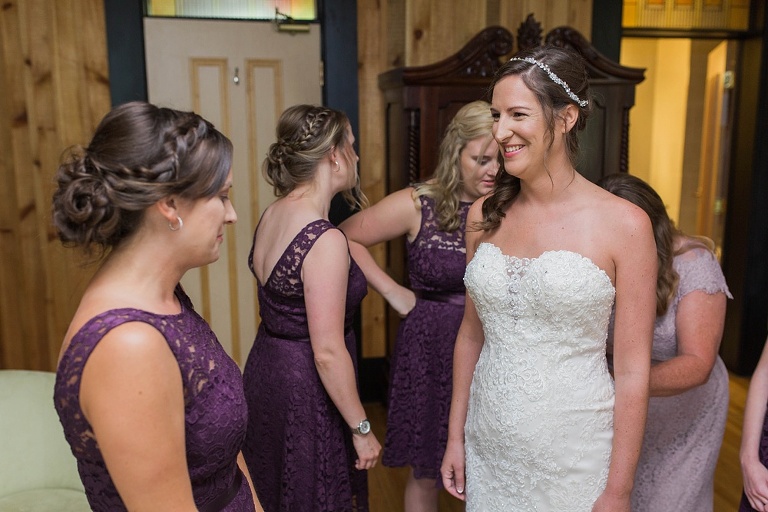 Colourful Codes Mill Wedding - Bride getting ready at hotel
