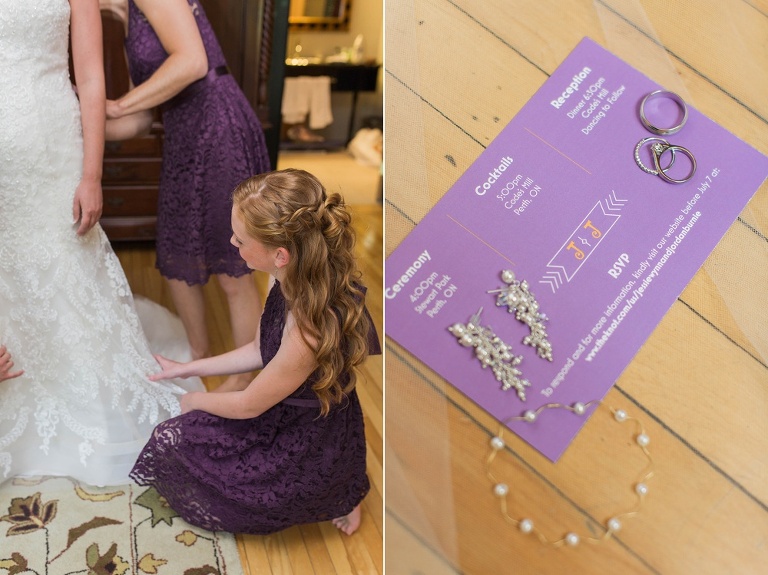Colourful Codes Mill Wedding - Bride getting ready at hotel