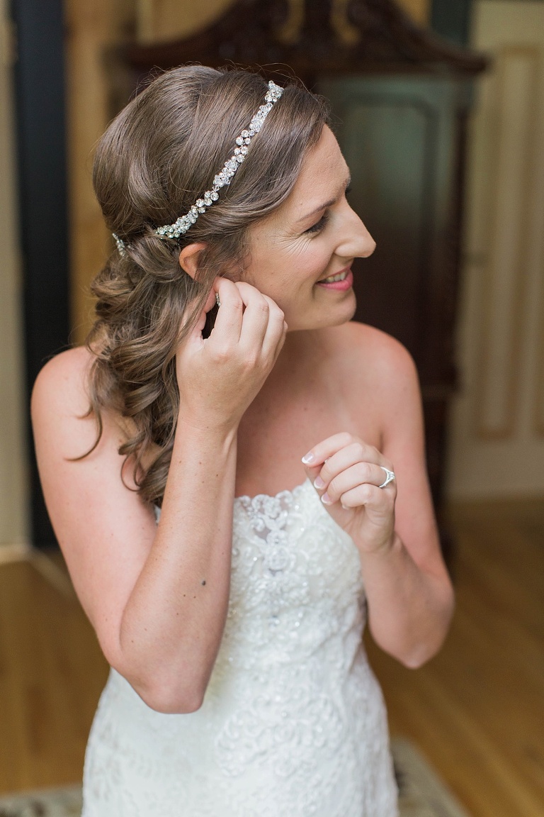Colourful Codes Mill Wedding - Bride getting ready at hotel