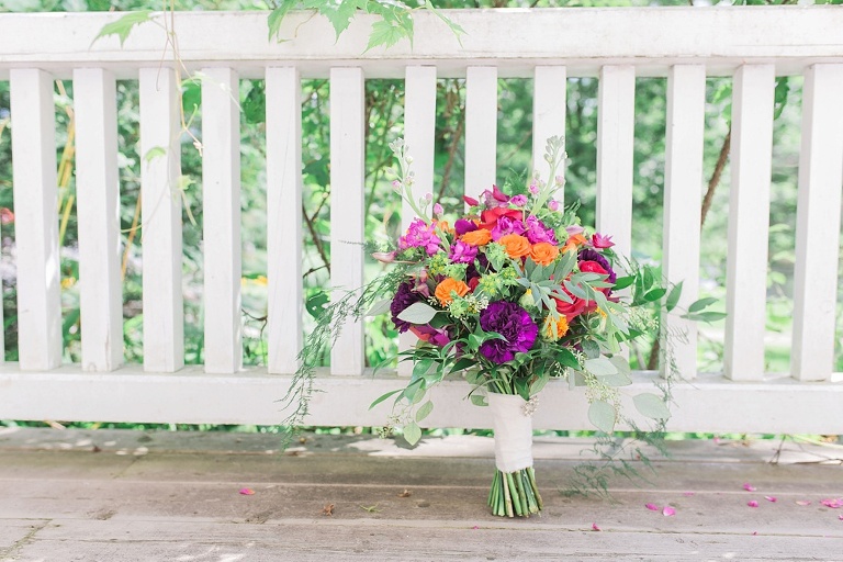 Colourful Codes Mill Wedding - Bride and Groom first look photos in Stewart Park