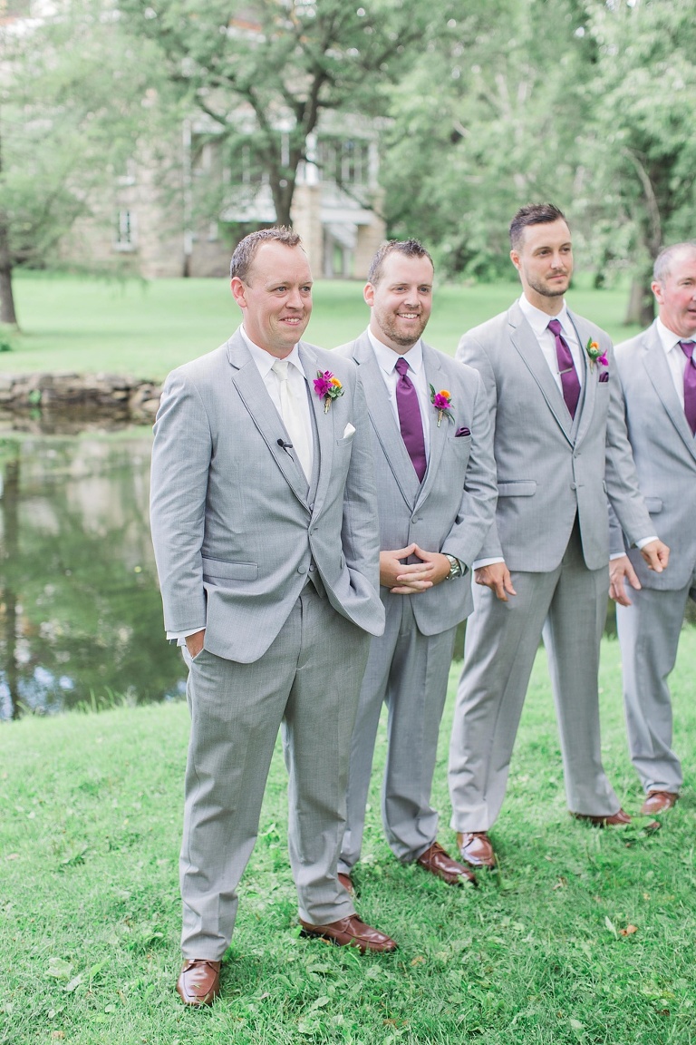 Colourful Codes Mill Wedding - Outdoor Ceremony photos in Stewart Park