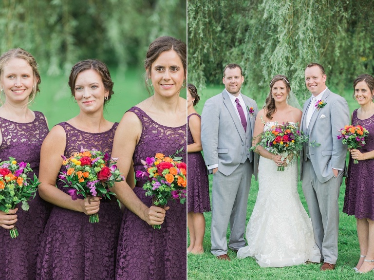 Colourful Codes Mill Wedding - Wedding Party pictures in Stewart Park