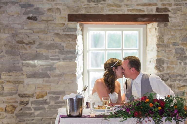 Colourful Codes Mill Wedding - Purple reception decor photos