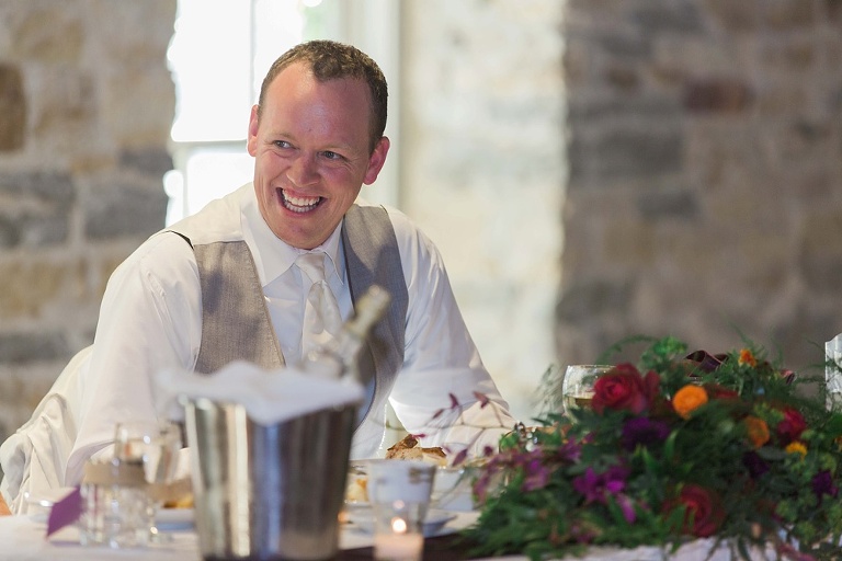 Colourful Codes Mill Wedding - Purple reception decor photos