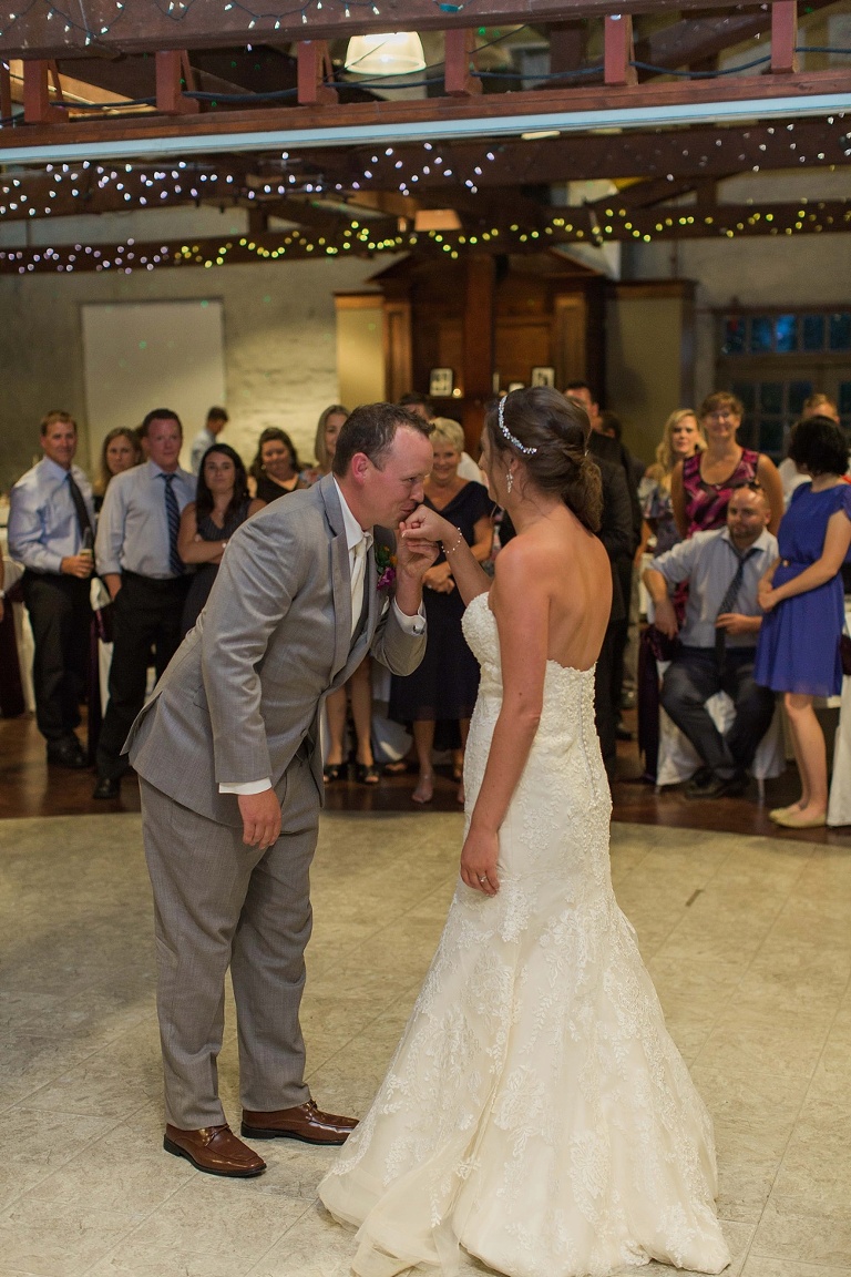 Colourful Codes Mill Wedding - Reception and first dance photo