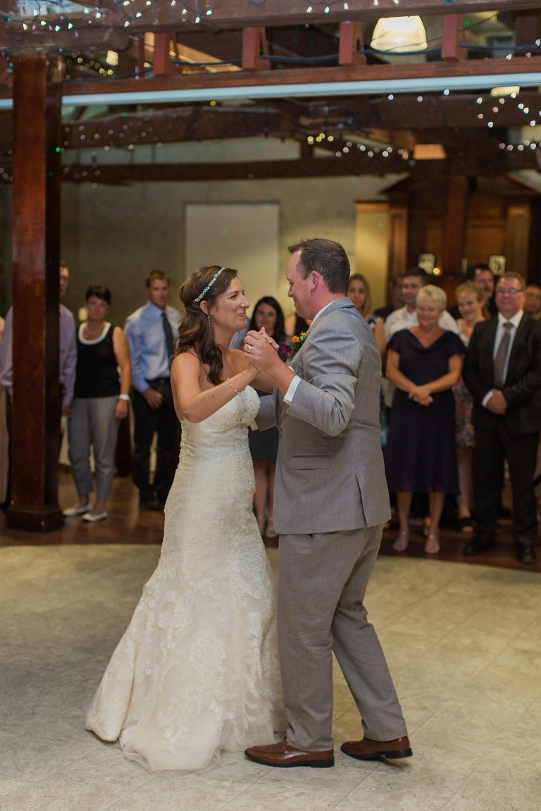 Colourful Codes Mill Wedding - Reception and first dance photo