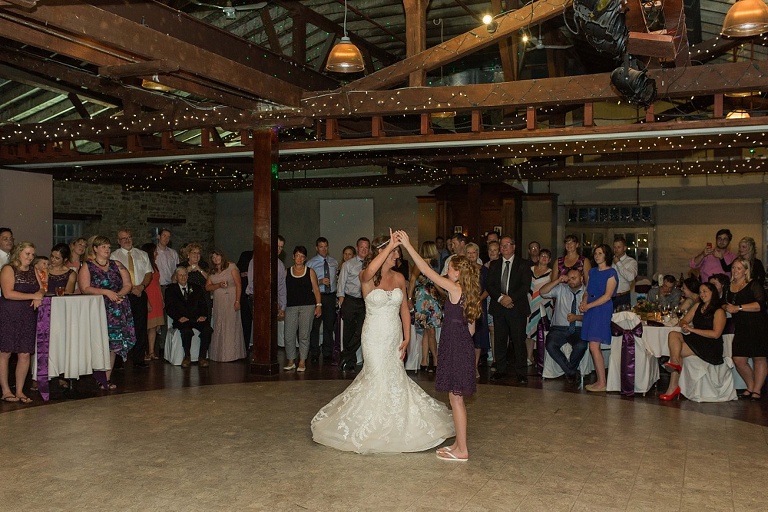 Colourful Codes Mill Wedding - Reception and first dance photo