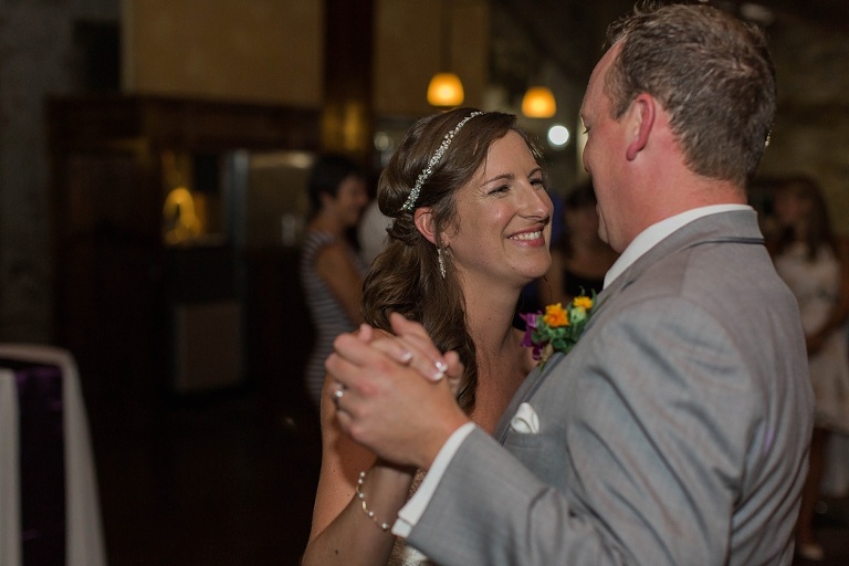 Colourful Codes Mill Wedding - Reception and first dance photo