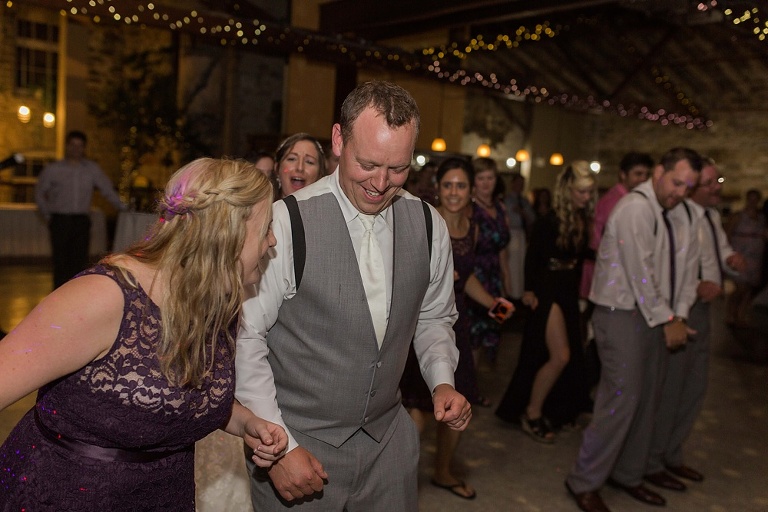Colourful Codes Mill Wedding - Reception and first dance photo
