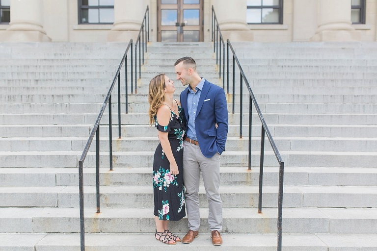Downtown Ottawa Summer Engagement Session - Photos at Ottawa University