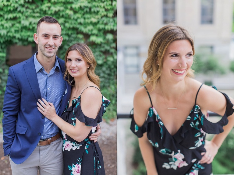 Downtown Ottawa Summer Engagement Session - Photos at Ottawa University