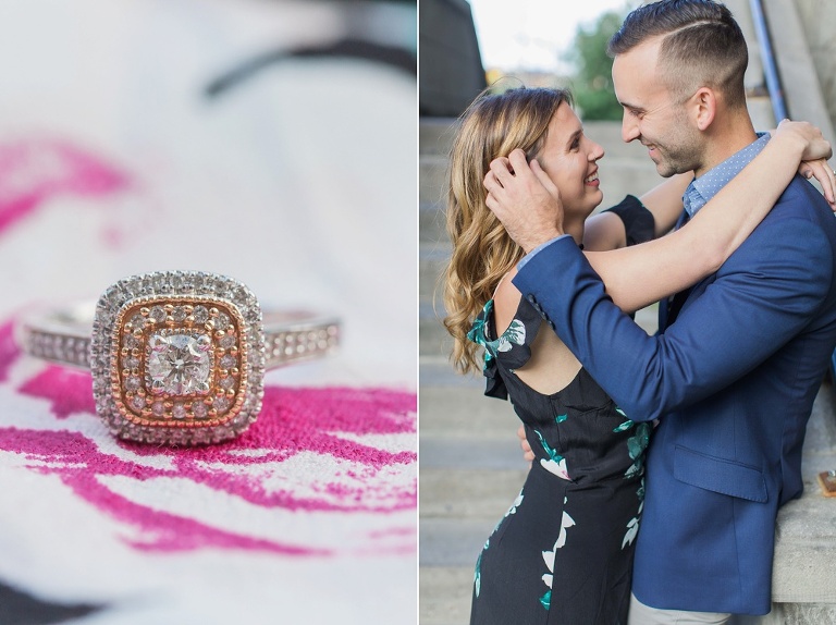 Downtown Ottawa Summer Engagement Session - Photos at Ottawa University